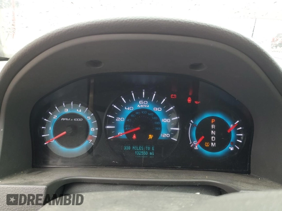 2011 Ford Fusion SEL with VIN 3FAHP0CG6BR182108, listed as a Copart auction lot 43545175 with 132,550 mi miles and Salvage Title. Bid and sale history available at DreamBid. Image 9.