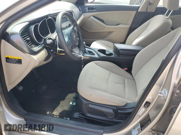 2015 Kia Optima LX with VIN KNAGM4A7XF5583532, listed as a Copart auction lot 60408125 with 108,622 mi miles and Clean title. Bid and sale history available at DreamBid. Image 7.