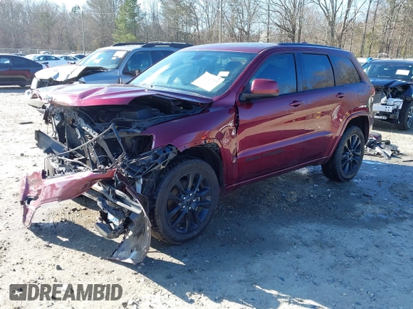 2018 Jeep Grand Cherokee Laredo E with VIN 1C4RJFAG2JC252366, listed as a IAAI auction lot 41742000 with 135,050 mi miles and . Bid and sale history available at DreamBid. Image 2.