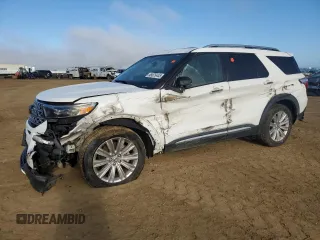 2021 Ford Explorer Limited with VIN 1FMSK8FH7MGB71674, listed as a Copart auction lot 46875445 with 66,480 mi miles and Salvage Title. Bid and sale history available at carsss.com. Image 1.
