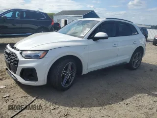 2024 Audi Q5 S line Premium Plus with VIN WA1E2AFY9R2024733, listed as a Copart auction lot 56827735 with Not provided miles and Salvage title. Bid and sale history available at DreamBid. Image 1.