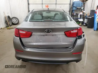 2015 Kia Optima LX with VIN 5XXGM4A78FG414351, listed as a Copart auction lot 52863865 with 104,518 mi miles and Salvage Title. Bid and sale history available at carsss.com. Image 6.