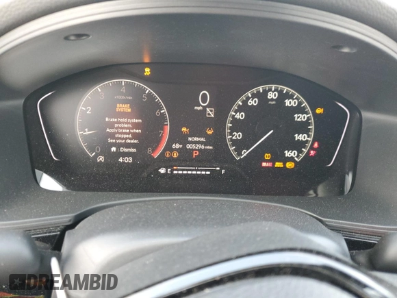 2025 Honda Civic Sport z VIN 19XFL2H82SE007212, wystawiony jako Copart lot #52931515 z przebiegiem 5296 mil mil oraz Szkoda całkowita • Salvage title. Historia ofert i sprzedaży dostępna na DreamBid. Obrazek 9.