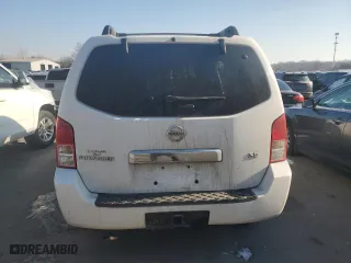 2005 Nissan Pathfinder LE with VIN 5N1AR18W85C718874, listed as a Copart auction lot 41813245 with 0 mi miles and Salvage Title. Bid and sale history available at carsss.com. Image 6.
