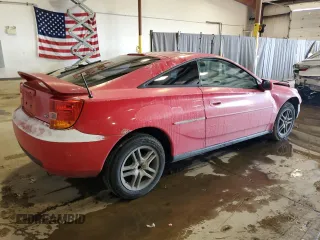 2002 Toyota Celica GT with VIN JTDDR32T720121949, listed as a Copart auction lot 46656255 with 144,873 mi miles and Salvage Title. Bid and sale history available at carsss.com. Image 3.