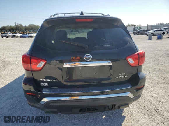 2019 Nissan Pathfinder S with VIN 5N1DR2MM7KC583616, listed as a Copart auction lot 44192815 with 51,097 mi miles and Salvage title. Bid and sale history available at DreamBid. Image 6.