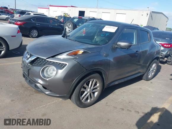 2015 Nissan Juke SV with VIN JN8AF5MV2FT553265, listed as a IAAI auction lot 42247753 with 83,443 mi miles and . Bid and sale history available at DreamBid. Image 17.