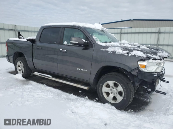2020 Ram 1500 Big Horn with VIN 1C6SRFFM4LN224706, listed as a Copart auction lot 44344875 with 120,072 mi miles and Salvage Title. Bid and sale history available at carsss.com. Image 4.