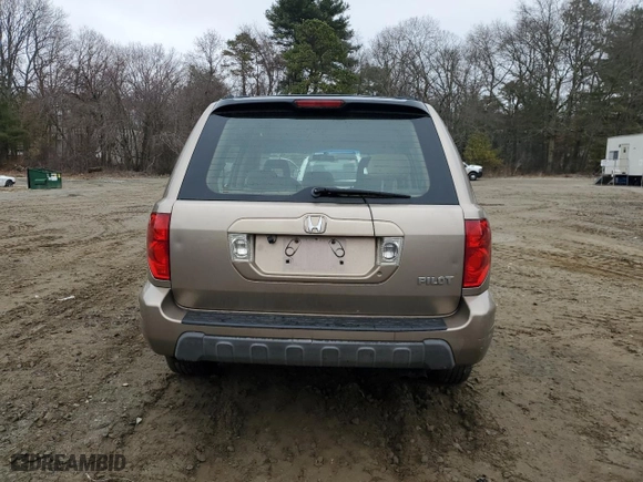 2004 Honda Pilot LX with VIN 2HKYF18104H620280, listed as a Copart auction lot 50971695 with 157,914 mi miles and Clean Title. Bid and sale history available at carsss.com. Image 6.