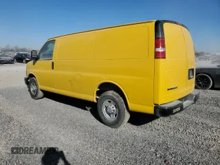 2020 Chevrolet Express Cargo Van with VIN 1GCWGAFP9L1159002, listed as a Copart auction lot 45385625 with 242,844 mi miles and Clean Title. Bid and sale history available at carsss.com. Image 2.