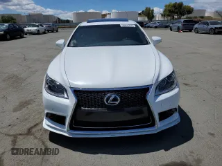 2015 Lexus LS 460 with VIN JTHBL5EF0F5136665, listed as a Copart auction lot 56854765 with 73,875 mi miles and Salvage title. Bid and sale history available at DreamBid. Image 5.