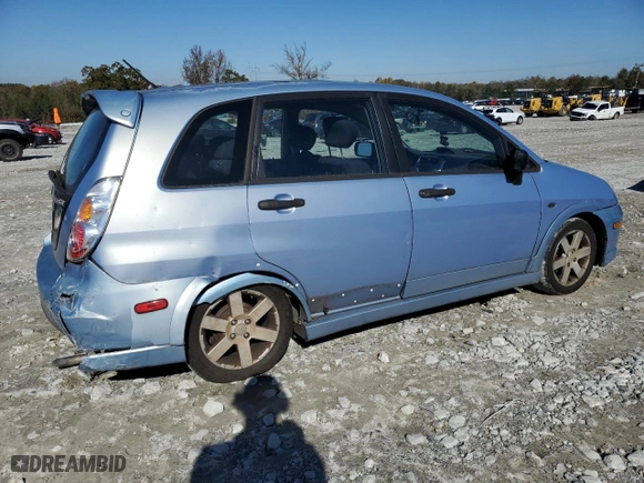 2006 Suzuki Aerio Premium Pkg with VIN JS2RC62H265351885, listed as a Copart auction lot 80825134 with 147,053 mi miles and Salvage Title. Bid and sale history available at carsss.com. Image 3.