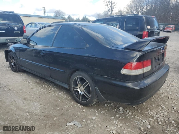 2000 Honda Civic EX with VIN 1HGEJ8149YL091008, listed as a Copart auction lot 87169674 with 149,143 mi miles and Salvage Title. Bid and sale history available at carsss.com. Image 2.