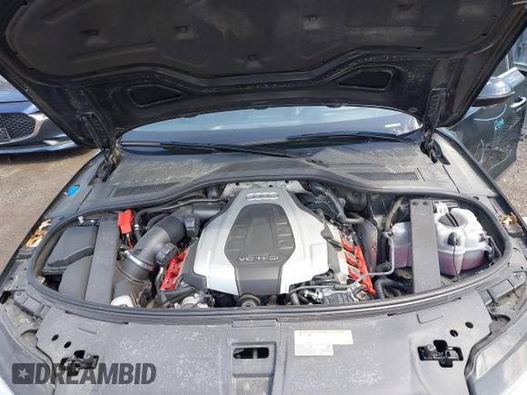 2017 Audi A8 with VIN WAU44AFD0HN019147, listed as a IAAI auction lot 41925027 with 44,542 mi miles and . Bid and sale history available at DreamBid. Image 10.