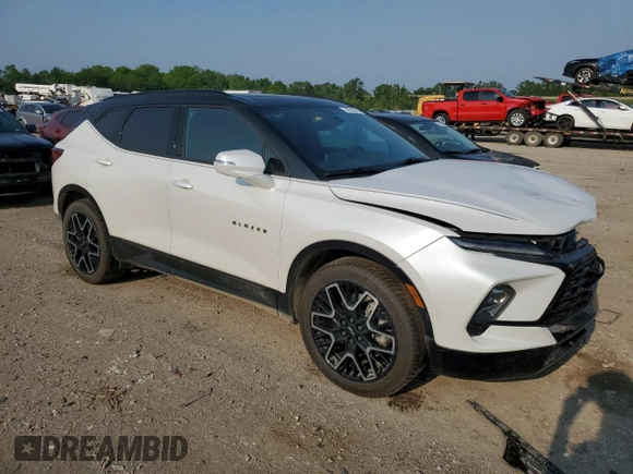 2023 Chevrolet Blazer RS with VIN 3GNKBKRS1PS138451, listed as a Copart auction lot 58532815 with 42,935 mi miles and Clean title. Bid and sale history available at DreamBid. Image 4.