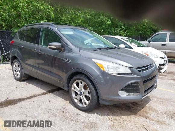2013 Ford Escape SEL z VIN 1FMCU0H96DUC33699, wystawiony jako IAAI lot #42779073 z przebiegiem 120 992 mil mil oraz . Historia ofert i sprzedaży dostępna na DreamBid. Obrazek 1.