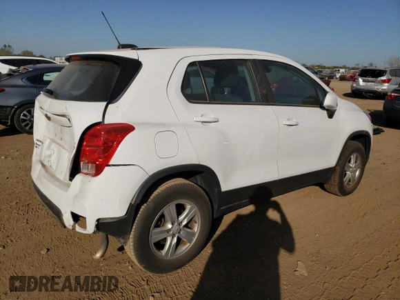 2020 Chevrolet Trax LS with VIN 3GNCJNSB2LL161325, listed as a Copart auction lot 73799874 with 83,190 mi miles and Salvage Title. Bid and sale history available at carsss.com. Image 3.