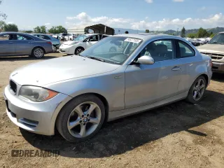 2008 BMW 1 Series 128i with VIN WBAUP93588VF48089, listed as a Copart auction lot 54627105 with 149,645 mi miles and Salvage title. Bid and sale history available at DreamBid. Image 1.