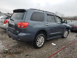 2008 Toyota Sequoia Platinum with VIN 5TDBY67AX8S022387, listed as a Copart auction lot 39725884 with 0 mi miles and Salvage Title. Bid and sale history available at carsss.com. Image 3.