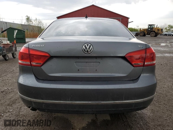 2015 Volkswagen Passat Trendline with VIN 1VWAV7A38FC041679, listed as a Copart auction lot 53419724 with 123,868 mi miles and Salvage title. Bid and sale history available at DreamBid. Image 6.