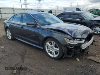 2016 Audi A6 Prestige with VIN WAUHGAFC7GN076220, listed as a Copart auction lot 51680715 with 198,440 mi miles and Salvage title. Bid and sale history available at DreamBid. Image 4.