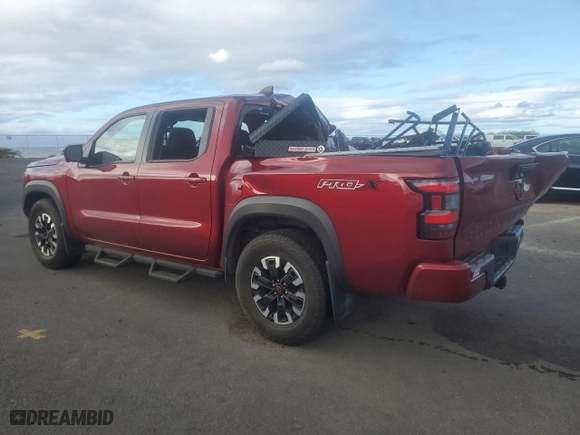 2022 Nissan Frontier S with VIN 1N6ED1EJXNN629970, listed as a Copart auction lot 80120024 with 29,266 mi miles and Non Repairable. Bid and sale history available at carsss.com. Image 2.