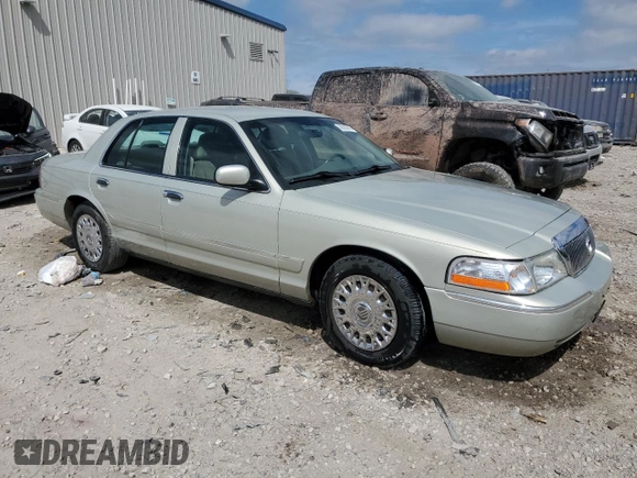 2004 Mercury Grand Marquis GS z VIN 2MEFM74W94X601693, wystawiony jako Copart lot #56303935 z przebiegiem 98 674 mil mil oraz Czysty tytuł • Clean title. Historia ofert i sprzedaży dostępna na DreamBid. Obrazek 4.