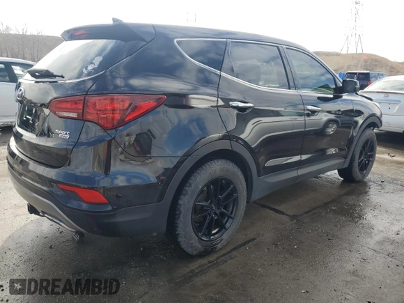 2017 Hyundai Santa Fe 2.4L with VIN 5NMZTDLB9HH027034, listed as a Copart auction lot 47347205 with 98,242 mi miles and Salvage title. Bid and sale history available at DreamBid. Image 3.