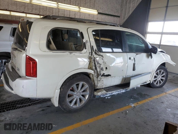 2008 Infiniti QX56 with VIN 5N3AA08C88N913512, listed as a Copart auction lot 45629565 with 219,510 mi miles and Salvage Title. Bid and sale history available at DreamBid. Image 3.