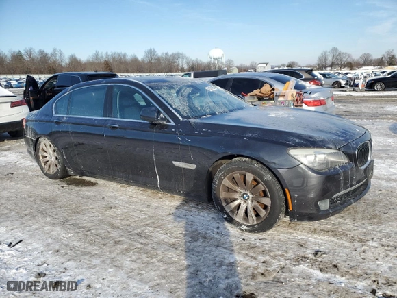 2009 BMW 7 Series 750Li with VIN WBAKB83589CY59533, listed as a Copart auction lot 42197165 with 169,212 mi miles and Clean Title. Bid and sale history available at carsss.com. Image 4.