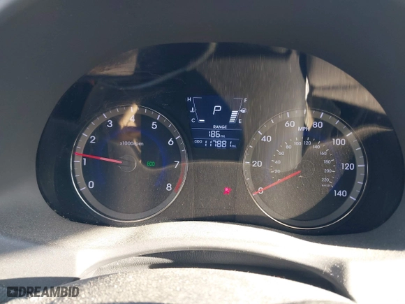 2014 Hyundai Accent GS with VIN KMHCT5AE7EU197806, listed as a IAAI auction lot 41458645 with 117,881 mi miles. Bid and sale history available at carsss.com. Image 7.