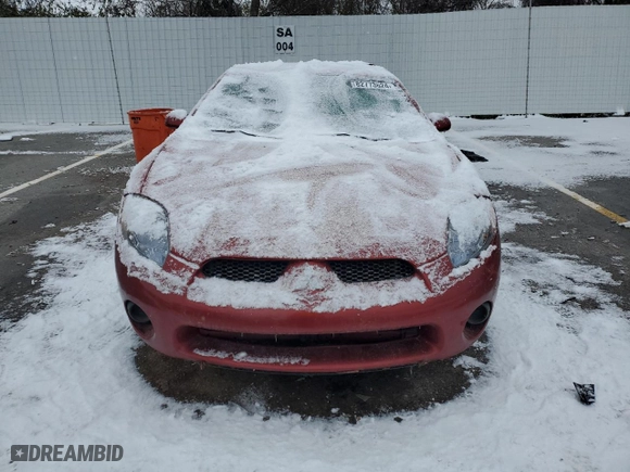2008 Mitsubishi Eclipse GS with VIN 4A3AK64F58E032633, listed as a Copart auction lot 82773624 with 0 mi miles and Salvage Title. Bid and sale history available at carsss.com. Image 5.