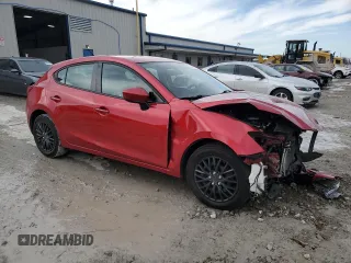 2016 Mazda 3 i Sport with VIN 3MZBM1J73GM304670, listed as a Copart auction lot 47092495 with 113,251 mi miles and Salvage Title. Bid and sale history available at DreamBid. Image 4.