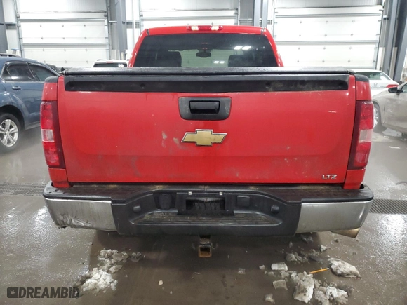 2009 Chevrolet Silverado 1500 LTZ with VIN 3GCEK33389G280945, listed as a Copart auction lot 45291505 with 110,811 mi miles and Salvage Title. Bid and sale history available at carsss.com. Image 6.