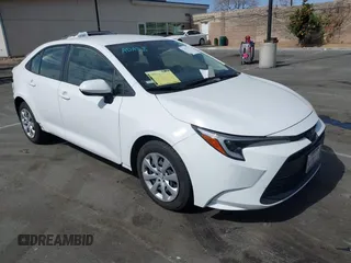 2024 Toyota Corolla Hybrid LE with VIN JTDBCMFE5RJ018382, listed as a IAAI auction lot 41696486 with 20,970 mi miles. Bid and sale history available at carsss.com. Image 1.
