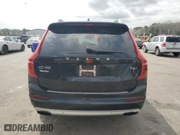 2016 Volvo XC90 T6 Momentum with VIN YV4A22PK6G1071240, listed as a Copart auction lot 49458565 with 122,042 mi miles and Salvage Title. Bid and sale history available at DreamBid. Image 6.