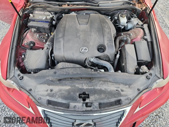 2014 Lexus IS 250 with VIN JTHBF1D26E5016480, listed as a Copart auction lot 61598525 with 170,582 mi miles and Clean title. Bid and sale history available at DreamBid. Image 11.