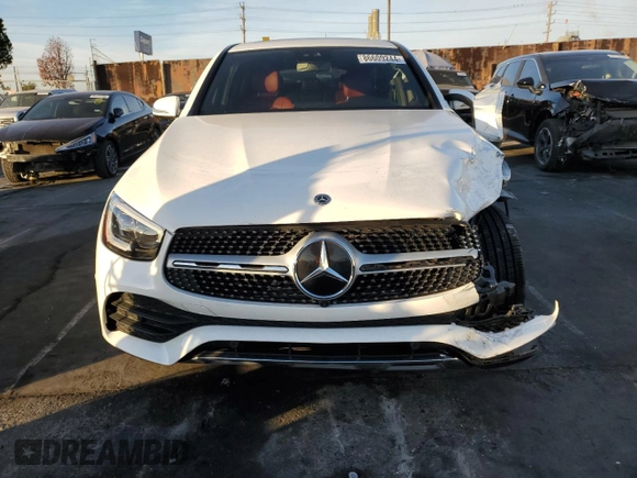 2021 Mercedes-Benz GLC with VIN W1N0J8EBXMF905170, listed as a Copart auction lot 86609244 with 46,880 mi miles and Salvage Title. Bid and sale history available at carsss.com. Image 5.