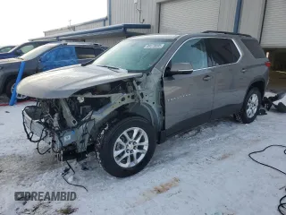 2019 Chevrolet Traverse LT Leather with VIN 1GNEVHKW8KJ216884, listed as a Copart auction lot 89178695 with 33,409 mi miles and Salvage Title. Bid and sale history available at carsss.com. Image 1.