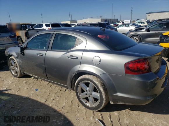 2013 Dodge Avenger with VIN 1C3CDZAB8DN658250, listed as a Copart auction lot 43422505 with 131,862 mi miles and Salvage Title. Bid and sale history available at DreamBid. Image 2.