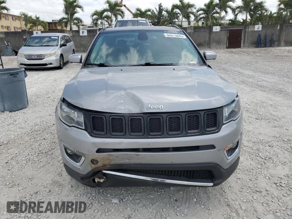 2020 Jeep Compass Limited with VIN 3C4NJDCB6LT246324, listed as a Copart auction lot 54013845 with 47,587 mi miles and Salvage Title. Bid and sale history available at DreamBid. Image 5.