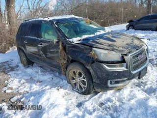 2013 GMC Acadia SLT z VIN 1GKKRRKD2DJ191945, wystawiony jako IAAI lot #41257187 z przebiegiem 124 689 mil mil oraz . Historia ofert i sprzedaży dostępna na DreamBid. Obrazek 1.