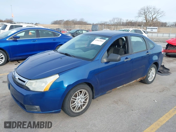2009 Ford Focus SE with VIN 1FAHP35N39W176884, listed as a IAAI auction lot 41865864 with 193,747 mi miles. Bid and sale history available at carsss.com. Image 17.
