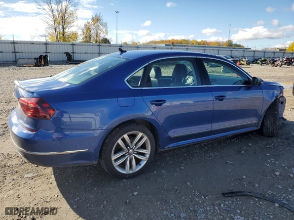 2017 Volkswagen Passat 1.8T SEL Premium with VIN 1VWCT7A37HC077459, listed as a Copart auction lot 76312324 with 0 mi miles and Clean Title. Bid and sale history available at carsss.com. Image 3.