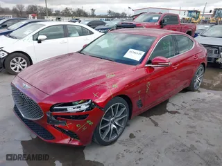 2023 Genesis G70 2.0T with VIN KMTG34TAXPU125013, listed as a IAAI auction lot 41286145 with 38,108 mi miles. Bid and sale history available at carsss.com. Image 18.