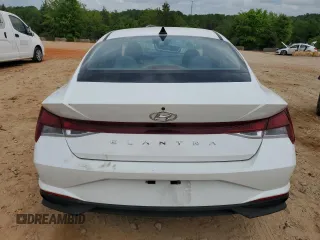 2022 Hyundai Elantra with VIN 5NPLM4G2NH063289, listed as a Copart auction lot 54551105 with 25,908 mi miles and Salvage title. Bid and sale history available at DreamBid. Image 6.