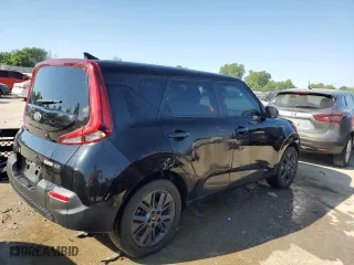 2021 Kia Soul EX with VIN KNDJ33AUXM7744619, listed as a Copart auction lot 58099024 with 49,900 mi miles and Salvage Title. Bid and sale history available at carsss.com. Image 3.