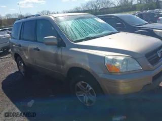 2003 Honda Pilot EX with VIN 2HKYF18453H580075, listed as a IAAI auction lot 41897635 with 1 mi miles. Bid and sale history available at carsss.com. Image 1.