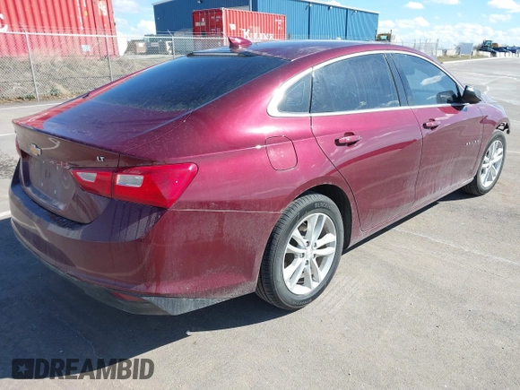 2016 Chevrolet Malibu LT with VIN 1G1ZE5ST8GF311494, listed as a IAAI auction lot 41829007 with 122,263 mi miles and . Bid and sale history available at DreamBid. Image 4.