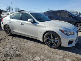 2017 Infiniti Q50 Sport z VIN JN1EV7AP8HM741578, wystawiony jako Copart lot #80983874 z przebiegiem 54 501 mil mil oraz Szkoda całkowita • Salvage title. Historia ofert i sprzedaży dostępna na DreamBid. Obrazek 4.